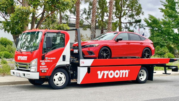 Vroom delivery truck